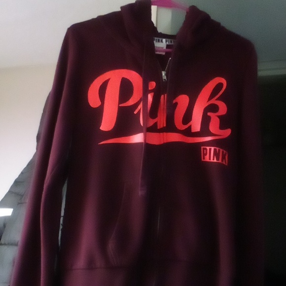 PINK Victoria Secret Zip-Up Hoodie/Jacket - Picture 2 of 2